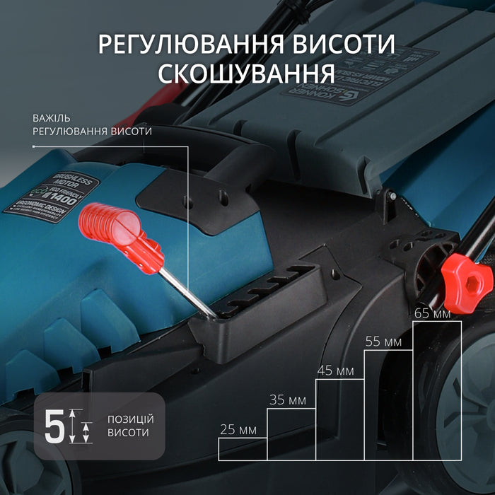 Електрична газонокосарка KS 38LM-BL