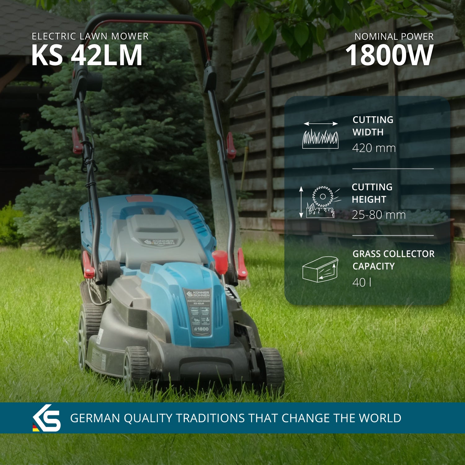 Elektrická sekačka na trávu KS 42LM