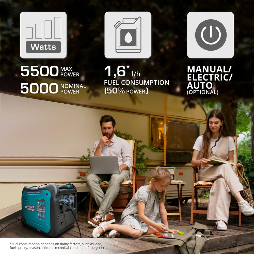 Инверторен генератор KS 5500iE S ATSR