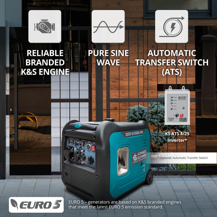 Инверторен генератор KS 5500iE S ATSR