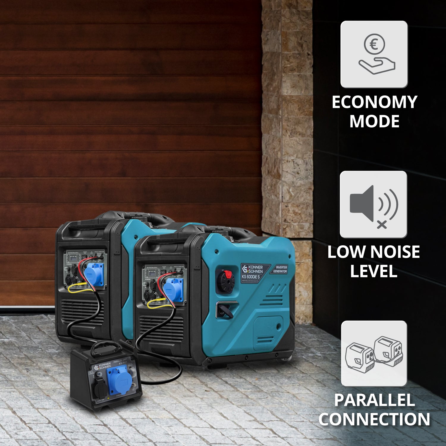 Generador inverter Könner & Söhnen KS 6000iE S