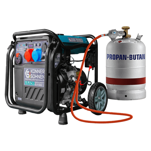 LPG/bensiini invertterigeneraattori KS 8100iEG 1/3