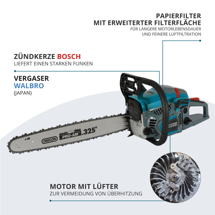 Benzinska motorna testera KS CS31G-16-1