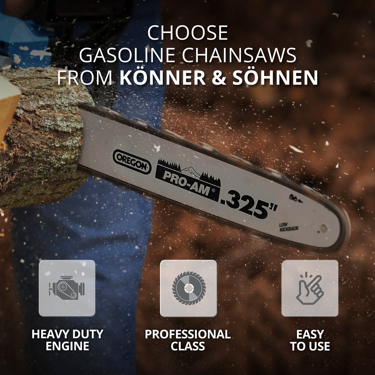 Бензопила KS CS31G-20-1