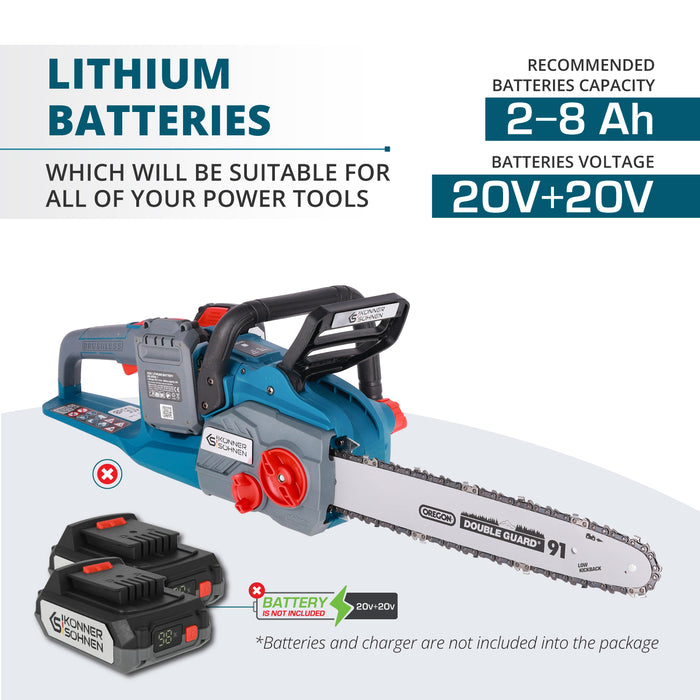 Ledningsfri motorsav KS CS40V-14