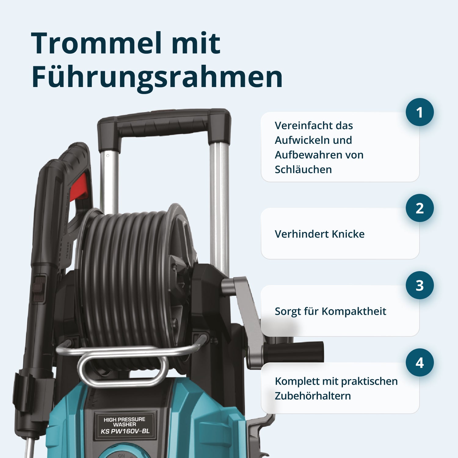 Hogedrukreiniger KS PW160V-BL