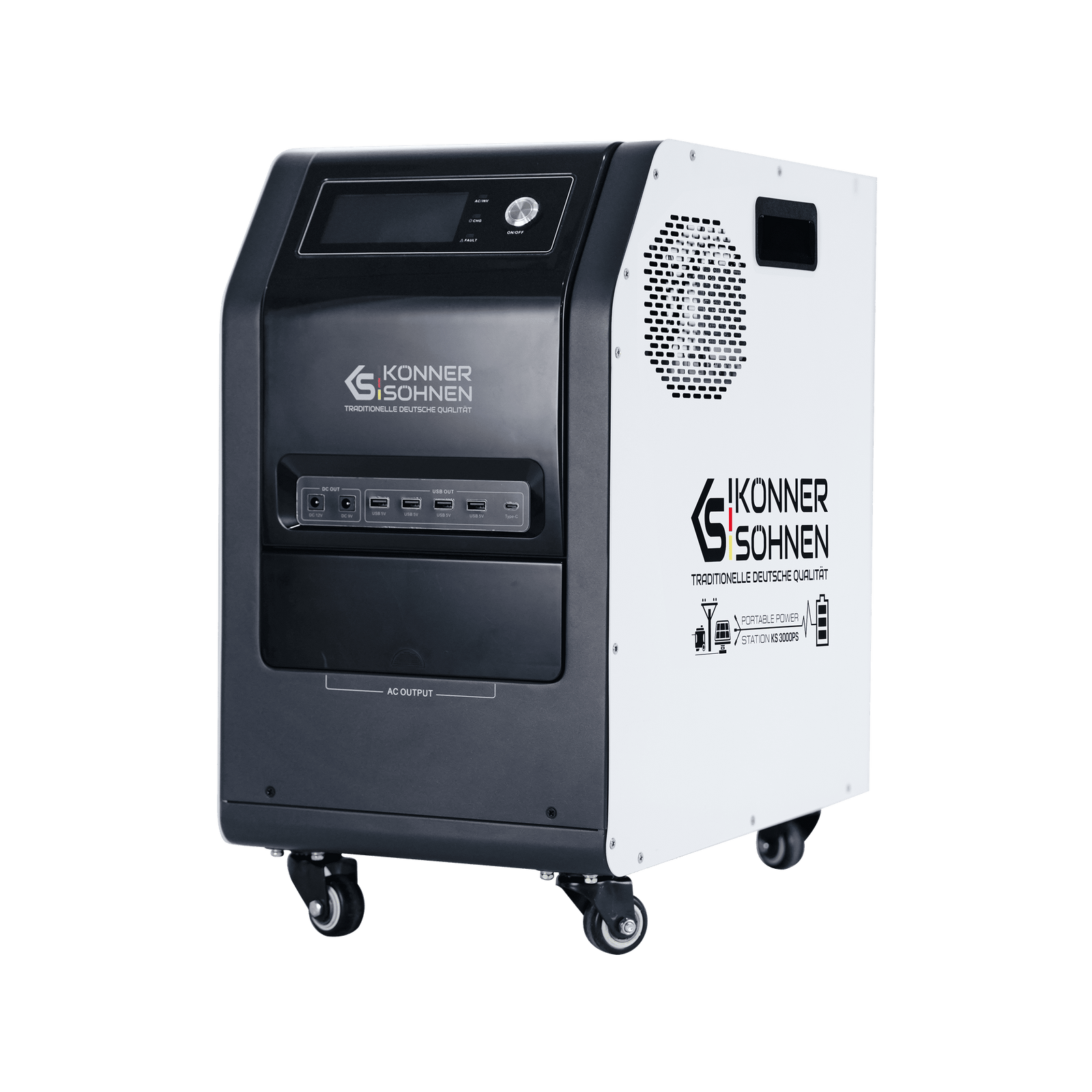 Tragbare 3-in-1-Stromstation KS 3000PS
