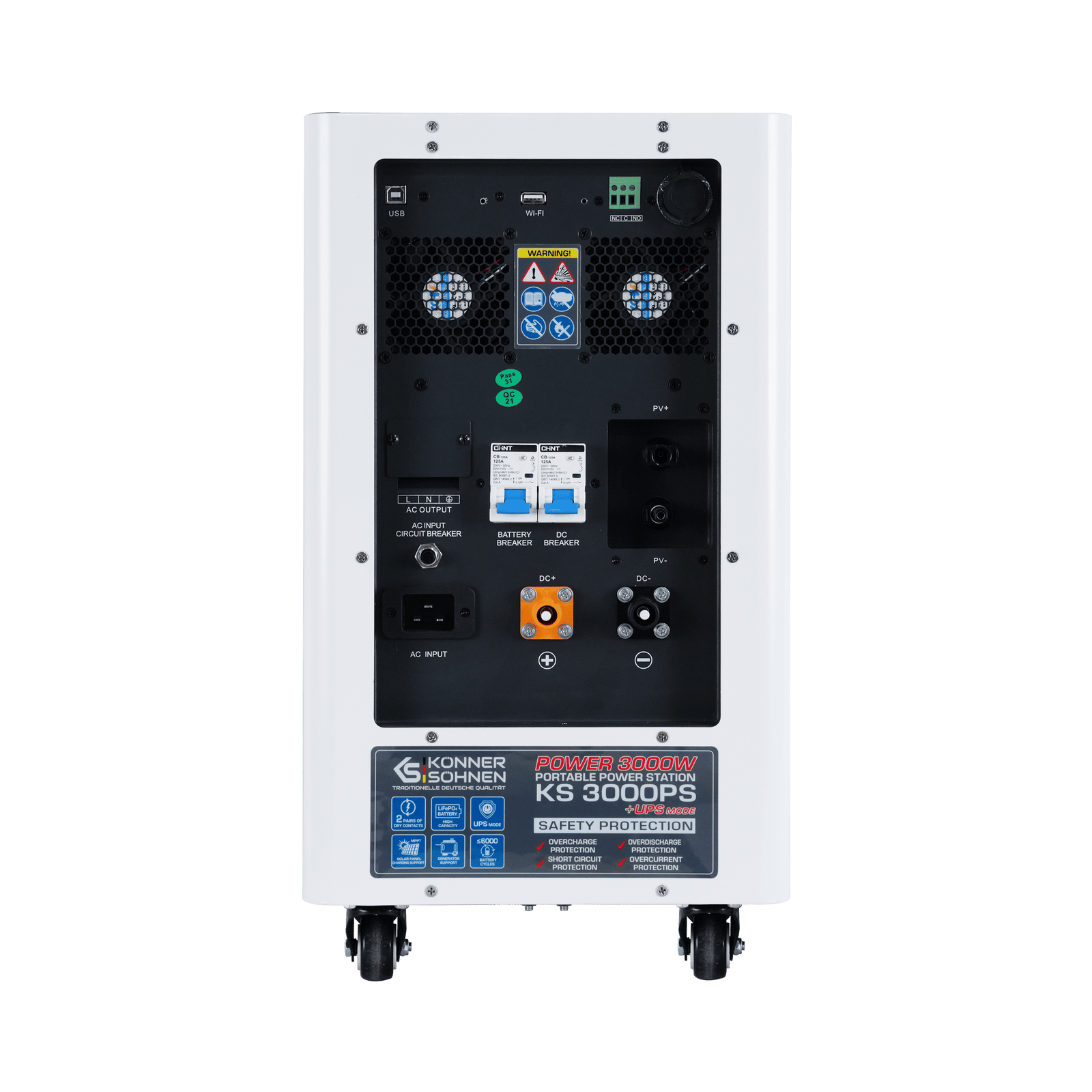 Tragbare 3-in-1-Stromstation KS 3000PS