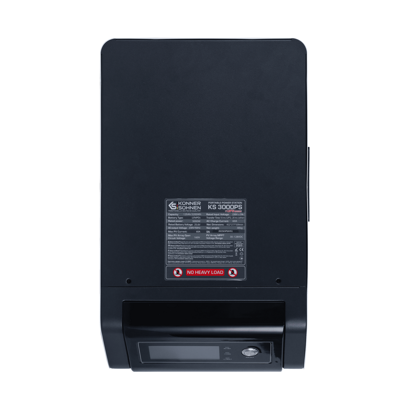 Tragbare 3-in-1-Stromstation KS 3000PS