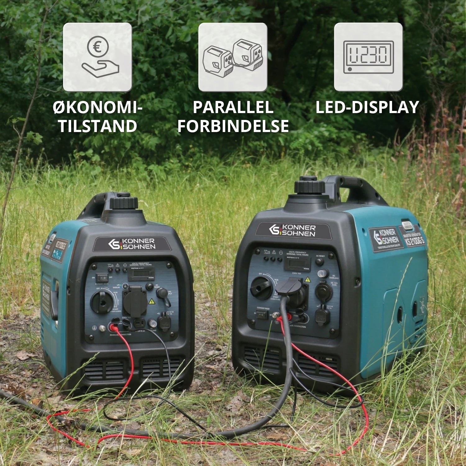 LPG/benzin inverter generator KS 2100iG S