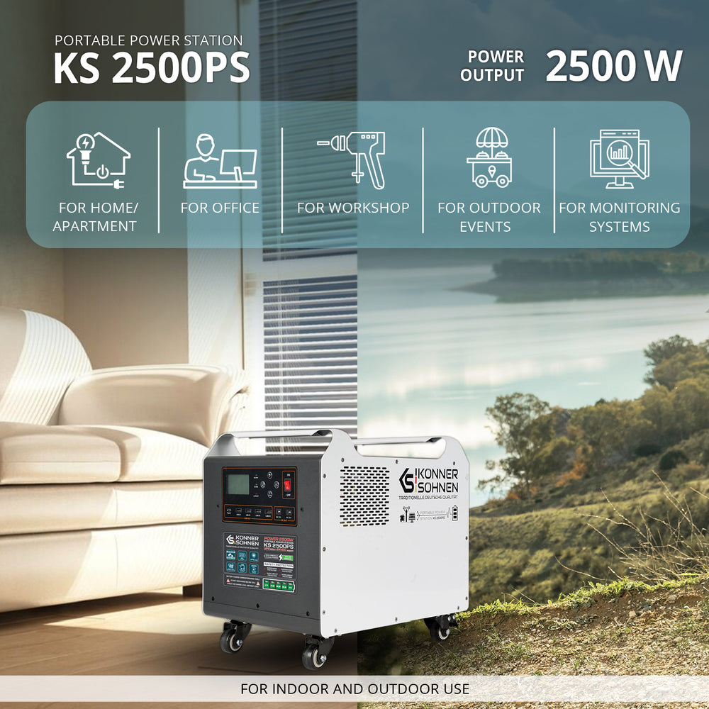 Ισχυρός σταθμός παραγωγής ενέργειας KS 2500PS