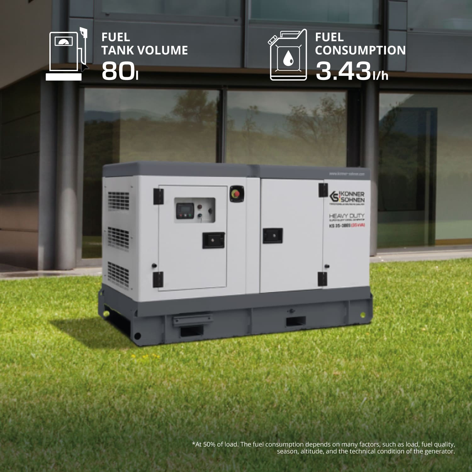 gerador trifásico KS 35-3BES