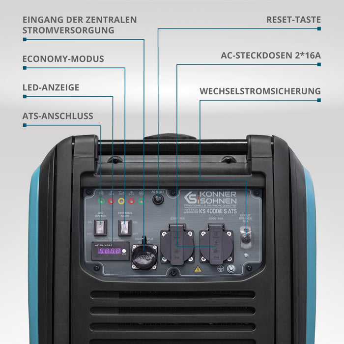 Invertergenerator KS 4000iE S ATS