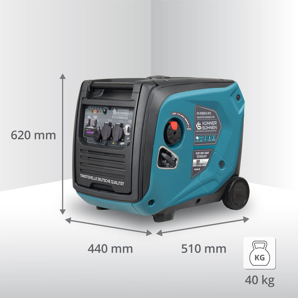 Invertorový generátor KS 4000iE S ATS