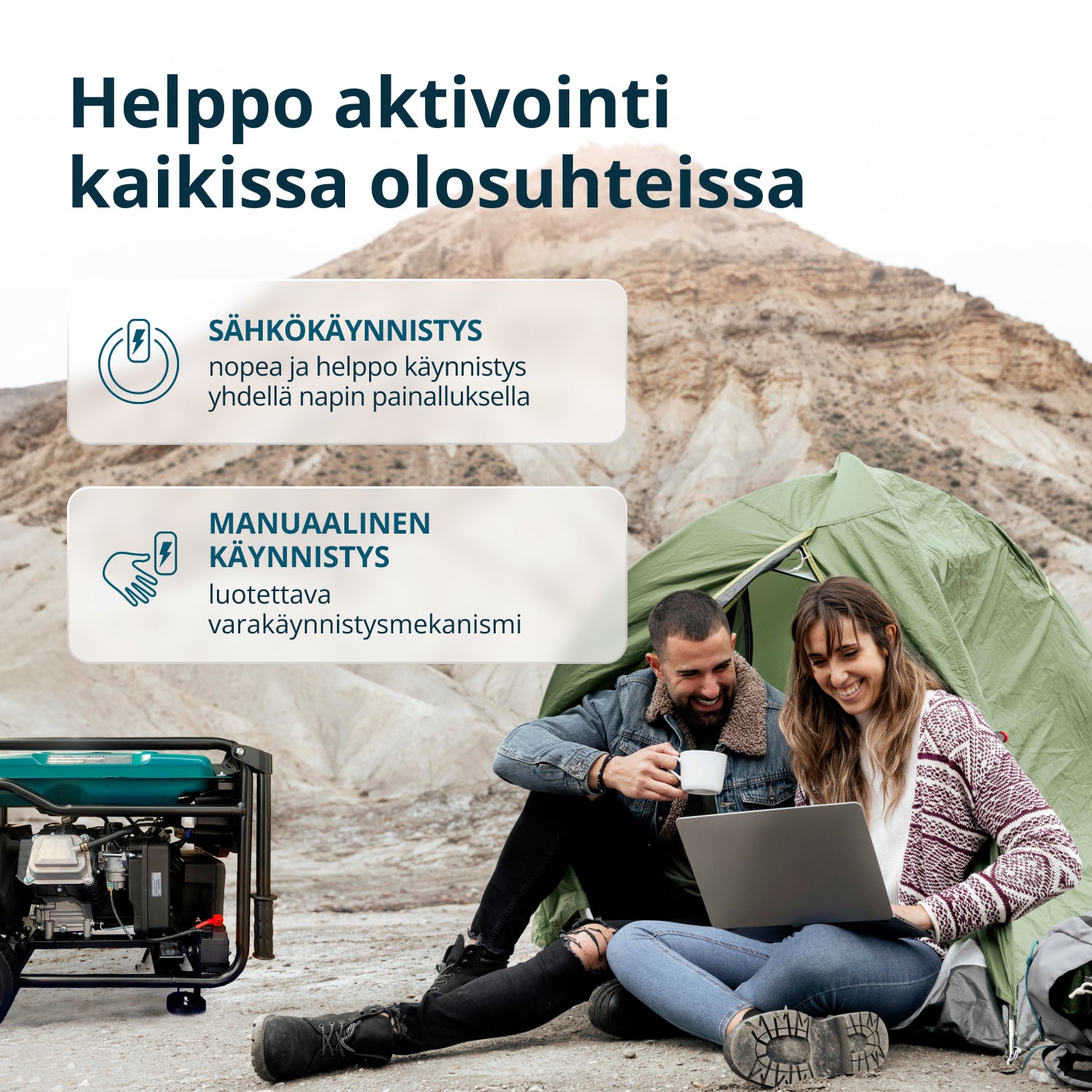 Invertteri Bensiinigeneraattori KS 6500iE