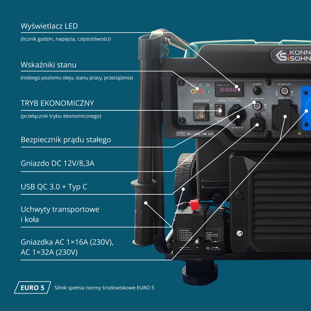 Generator Inwertorowy KS 6500iE