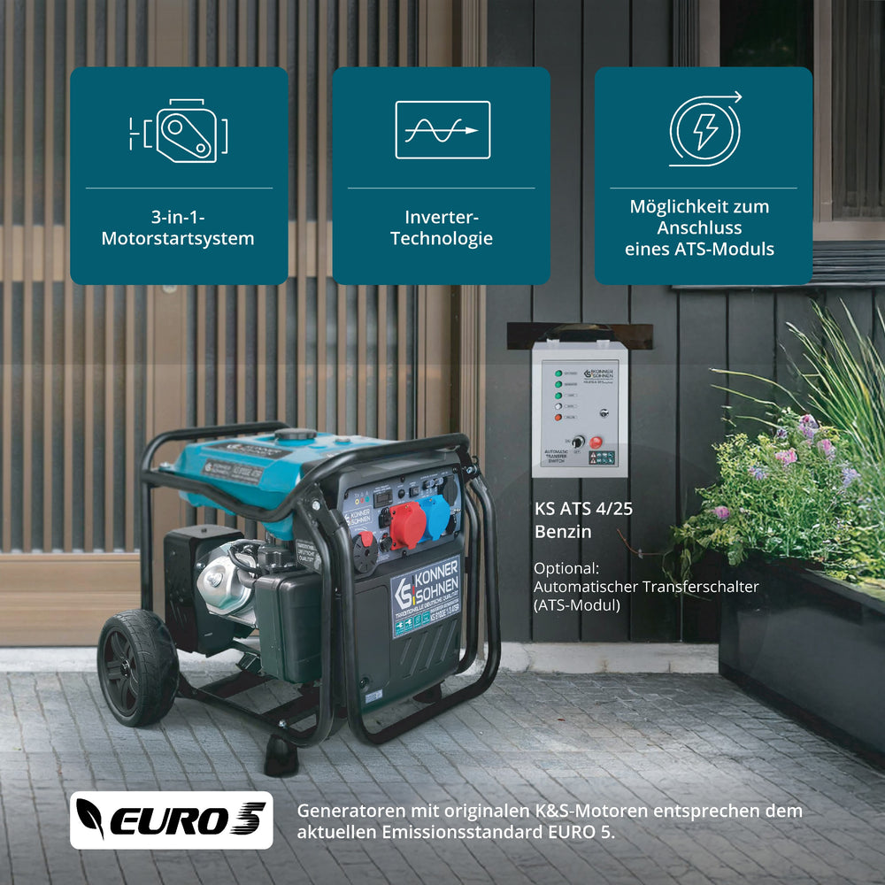 Gerador Inversor KS 8100iE 1/3 ATSR