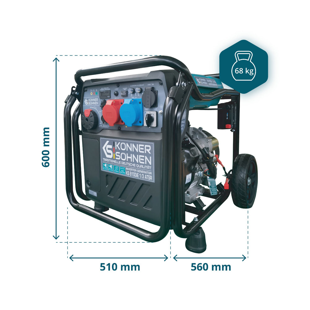 Gerador Inversor KS 8100iE 1/3 ATSR