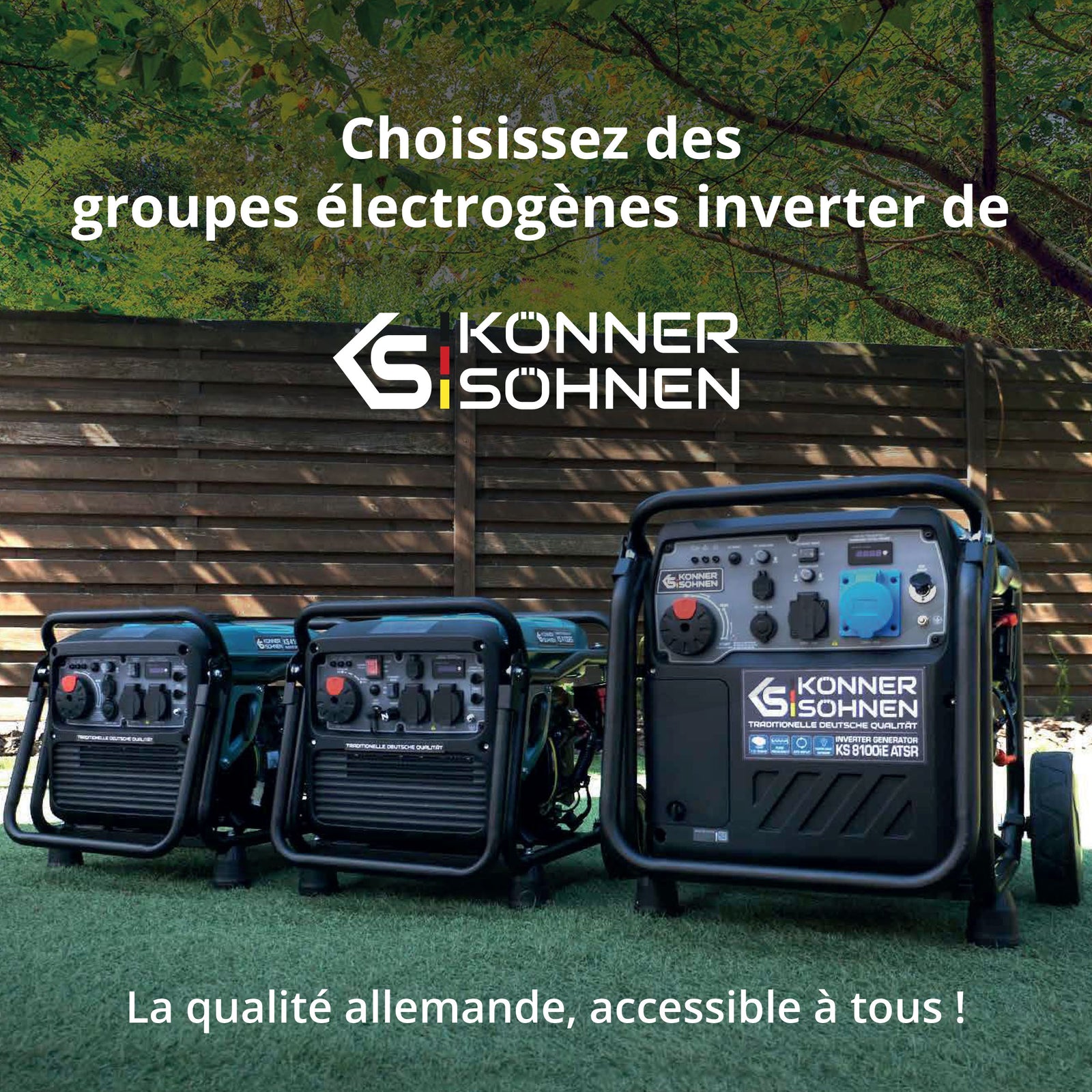 Générateur Inverter KS 8100iE 1/3 ATSR
