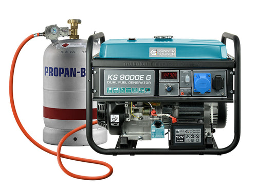 LPG/Benzin Generátor „Könner & Söhnen” KS 9000E G