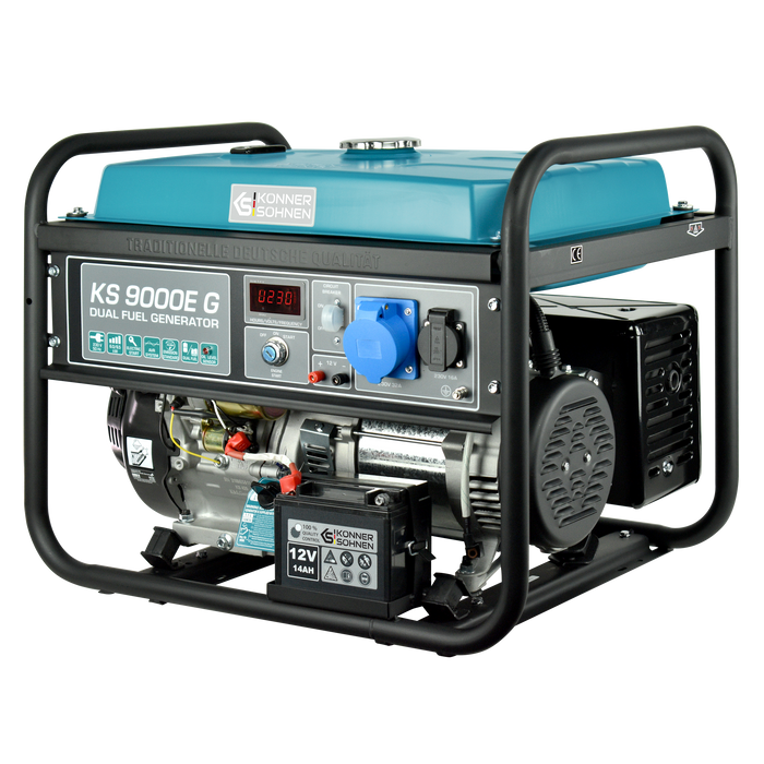 Groupe électrogène à essence/gaz "Könner & Söhnen" KS 9000E G
