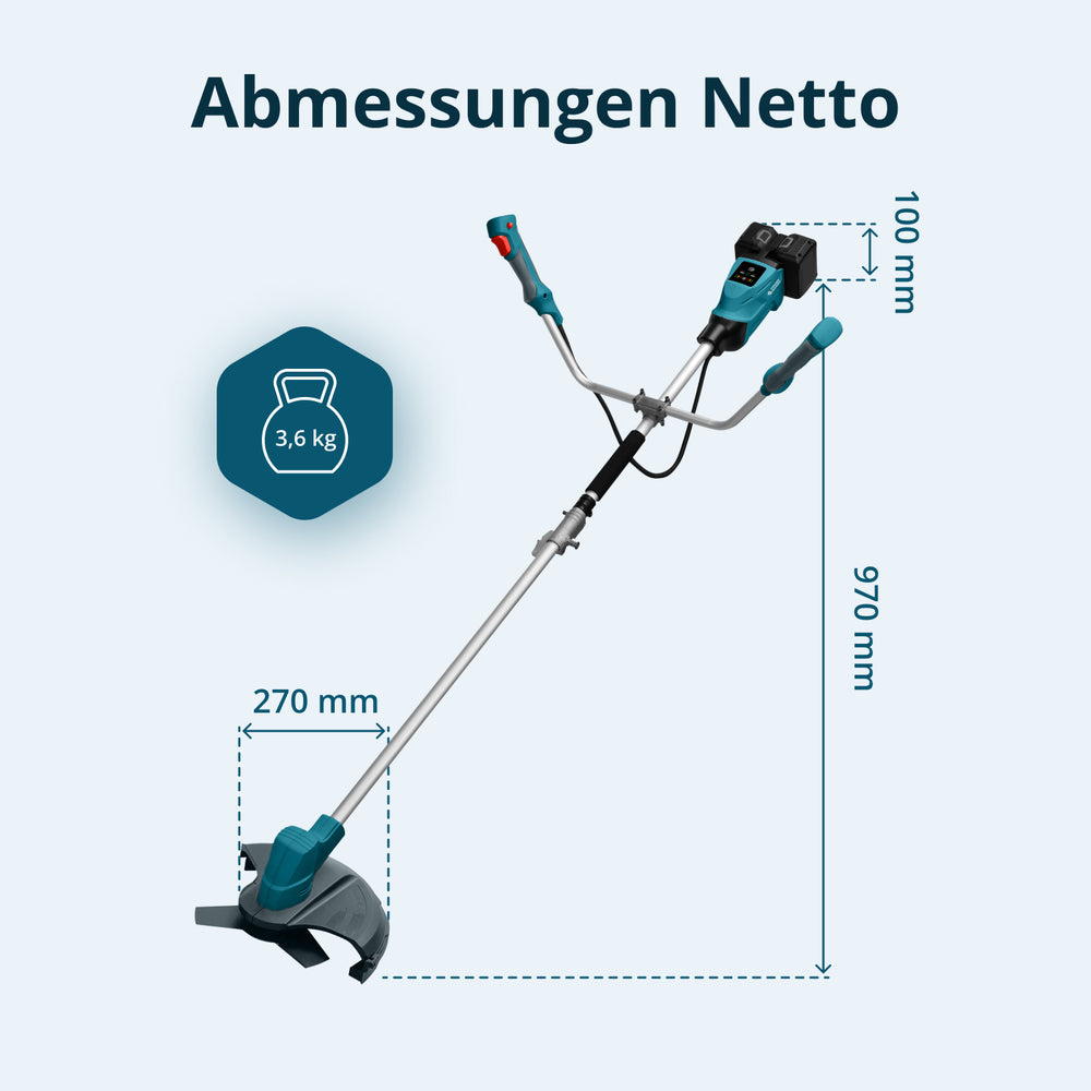 Tagliaerba a batteria e decespugliatore KS BCT-40V