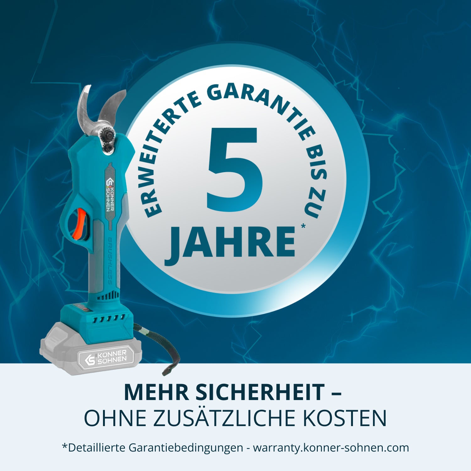 Akumulátorové elektrické prořezávací nůžky KS CPS20V-32