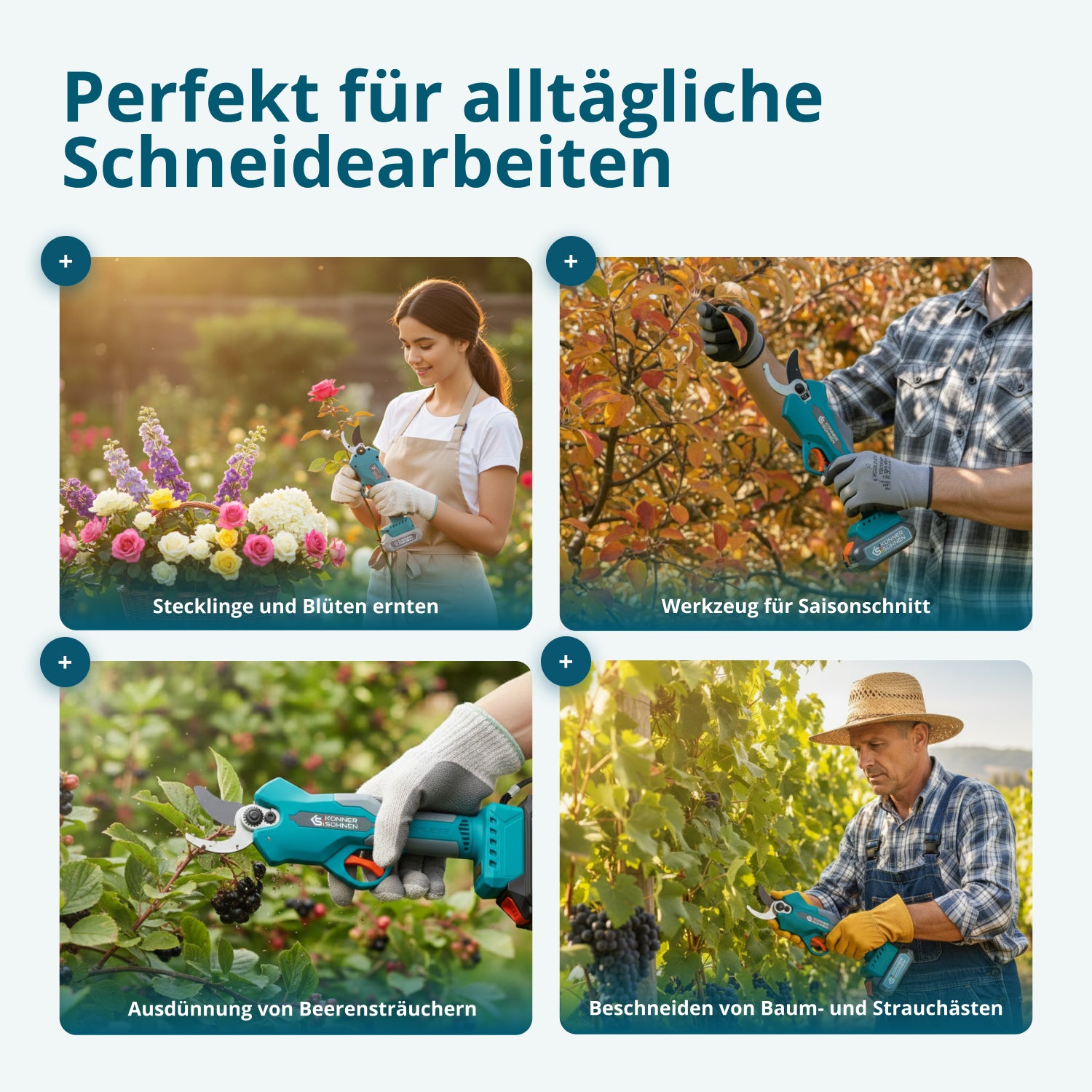 Akumulátorové elektrické prořezávací nůžky KS CPS20V-32 Case