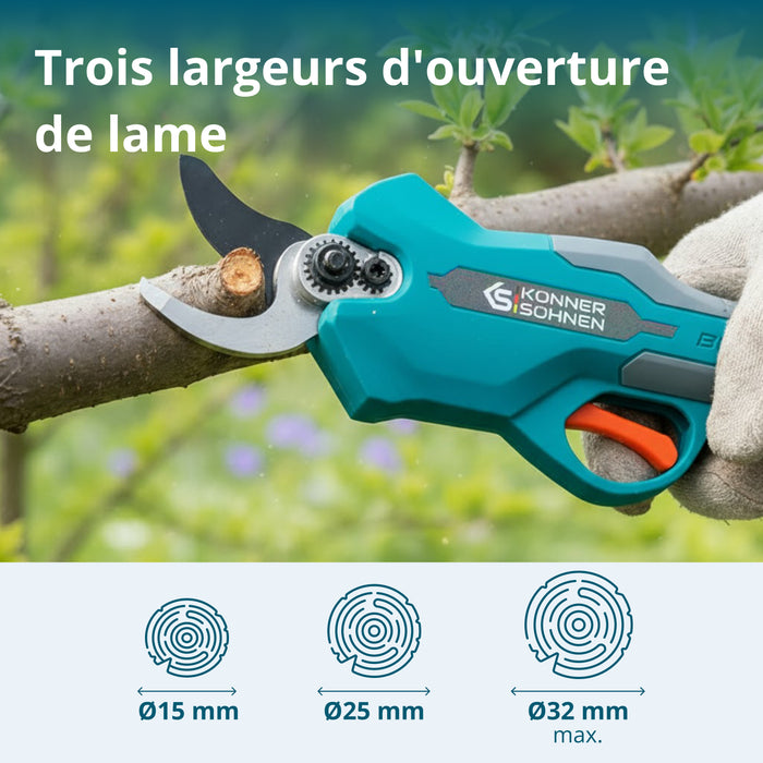 Sécateur à batterie KS CPS20V-32 Case PLUS