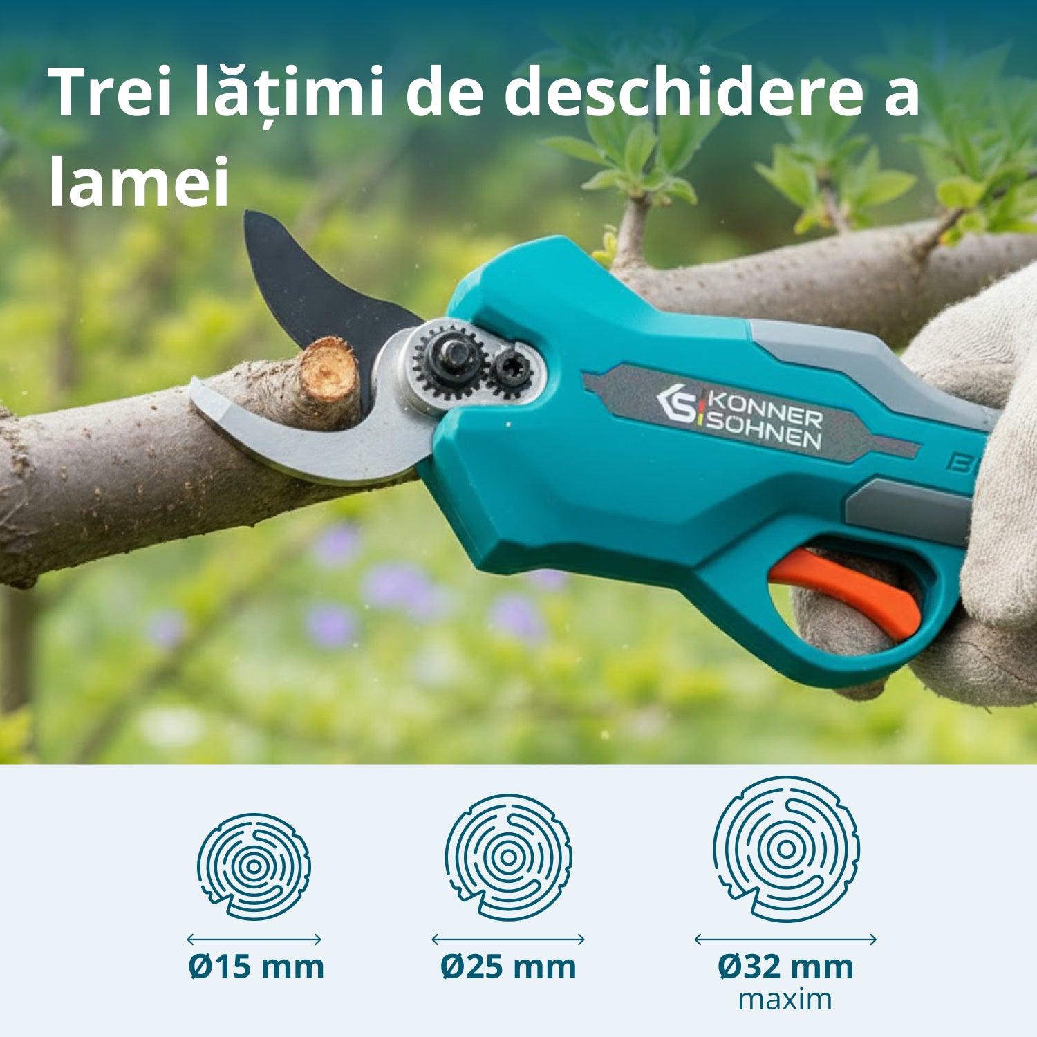 Foarfecă de grădină cu acumulator KS CPS20V-32