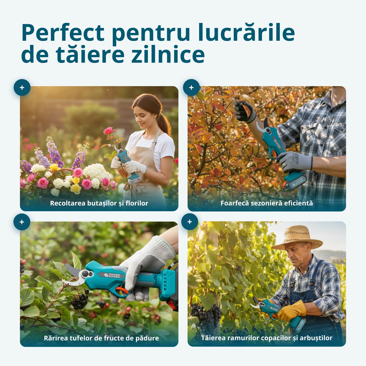 Foarfecă de grădină cu acumulator KS CPS20V-32