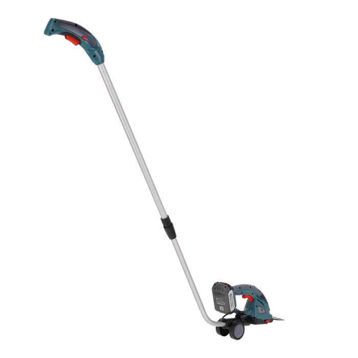 Snoerloze 2 in 1 Grasmaai- en Heggenschaar met Telescopische Verlengstok KS SHT-20V + Extension Pole