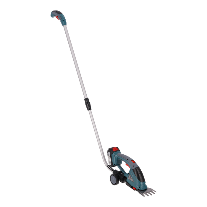 Snoerloze 2 in 1 Grasmaai- en Heggenschaar met Telescopische Verlengstok KS SHT-20V + Extension Pole