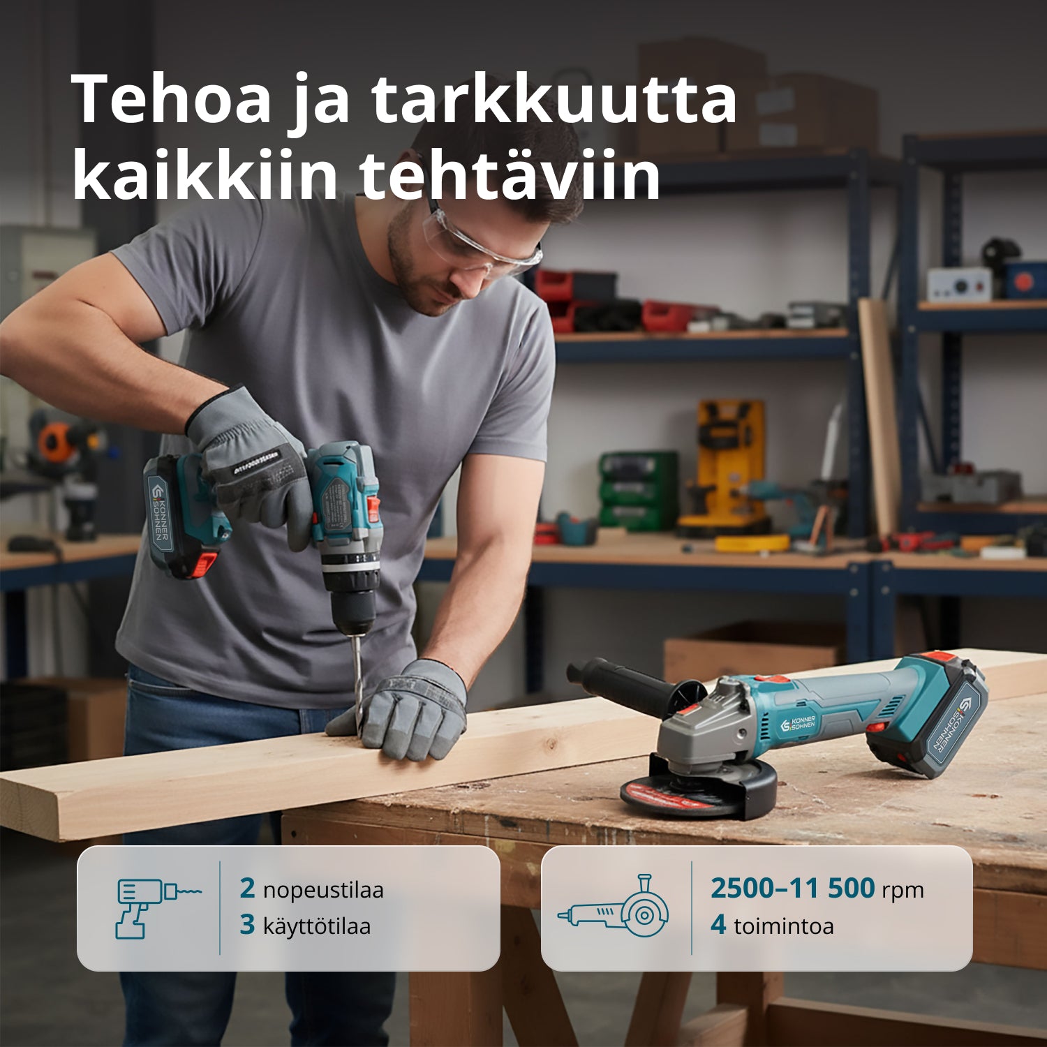 Johdoton Master Setti KS IDAGB 20V SET 1