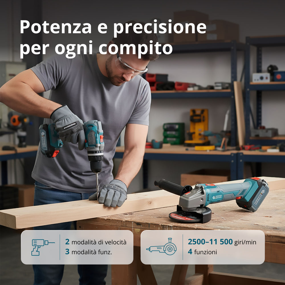 Set Master Senza Fili KS IDAGB 20V SET 1 PLUS