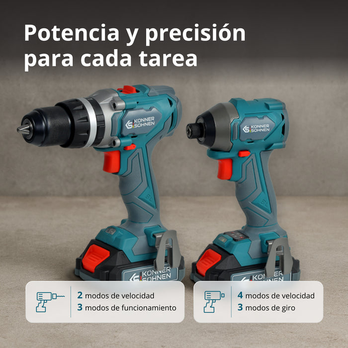 Conjunto inalámbrico Master Set 2en1 KS IDISD 20V SET 2 PLUS