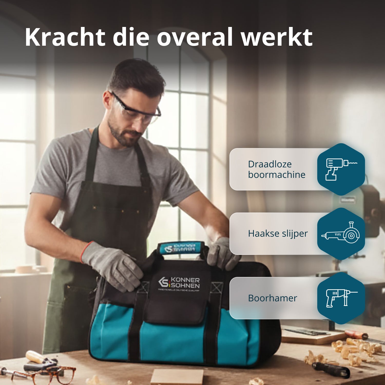 Snoerloze Master Set 3in1 KS RHAGD 20V SET 3