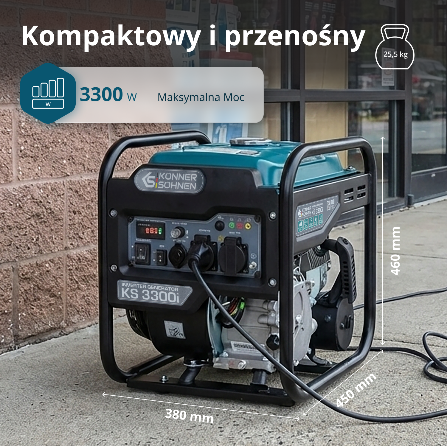 Agregat inwertorowy KS 3300i (Odnowiony – Stan doskonały)