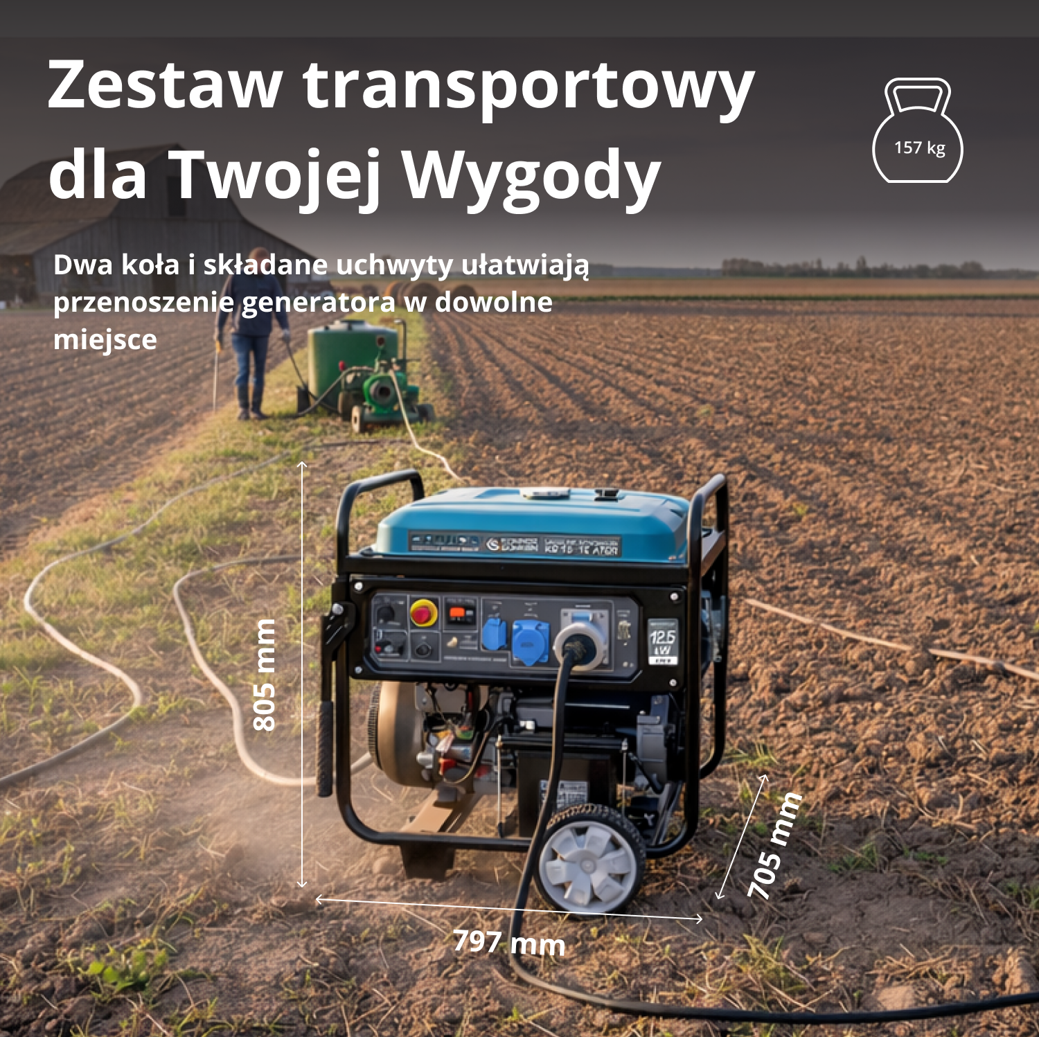 Generator benzynowy „Könner & Söhnen” KS 15-1E ATSR