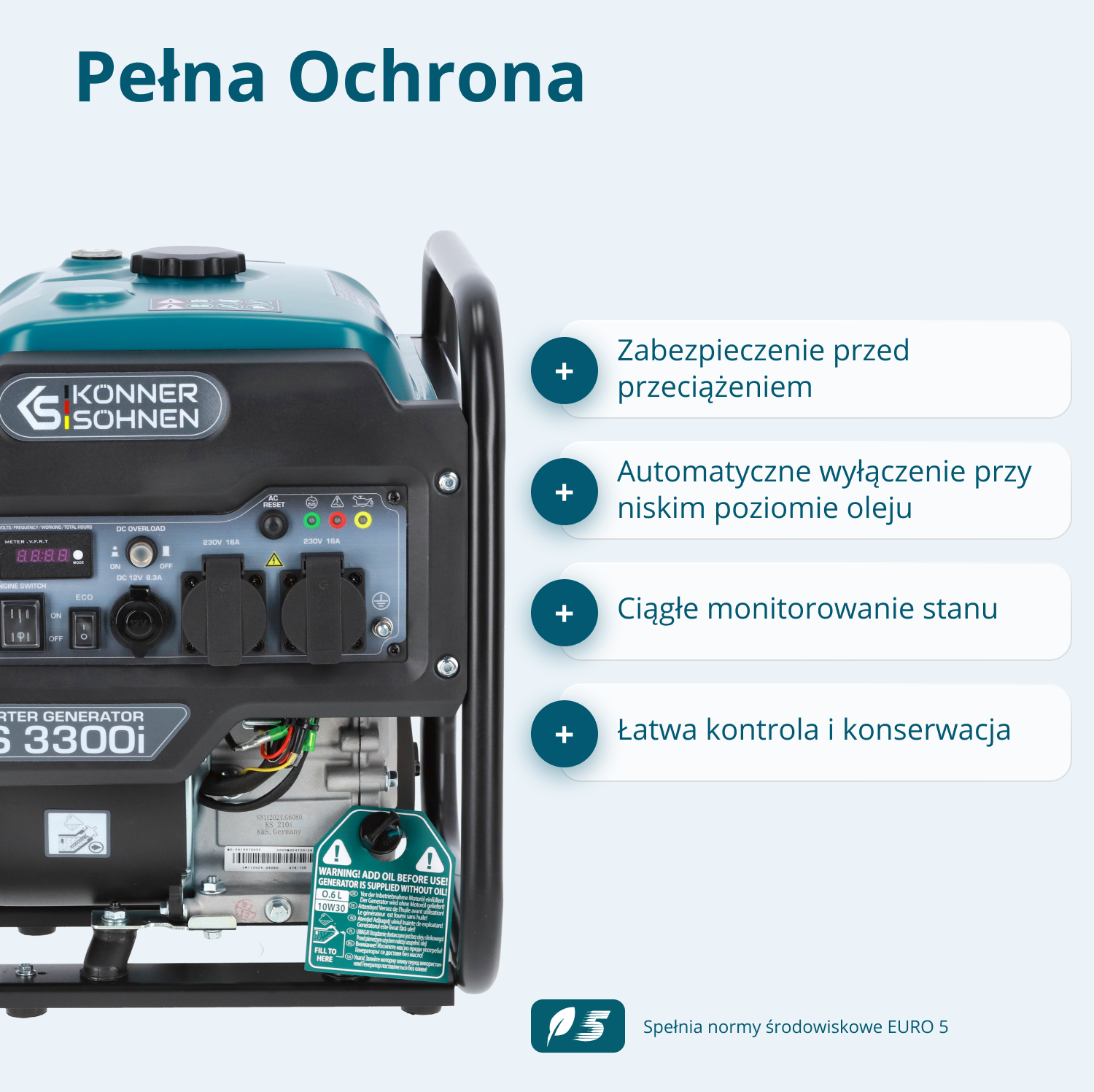 Agregat inwertorowy KS 3300i (Odnowiony – Stan doskonały)