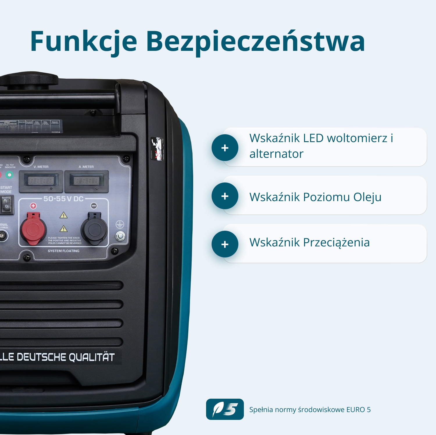 Generator prądu stałego KS 48VGS-DC wersja 50–55V