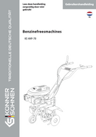 Benzinefreesmachines KS 4HP-70
