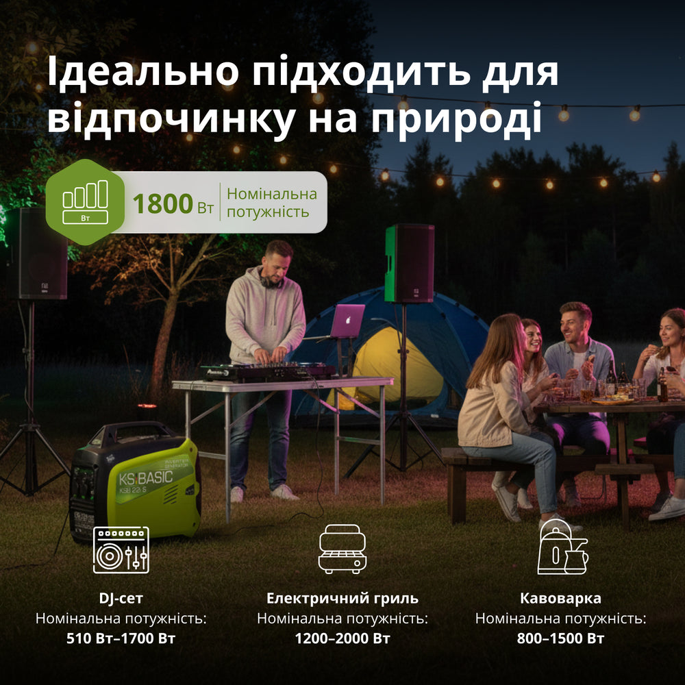 Інверторний генератор KSB 22i S