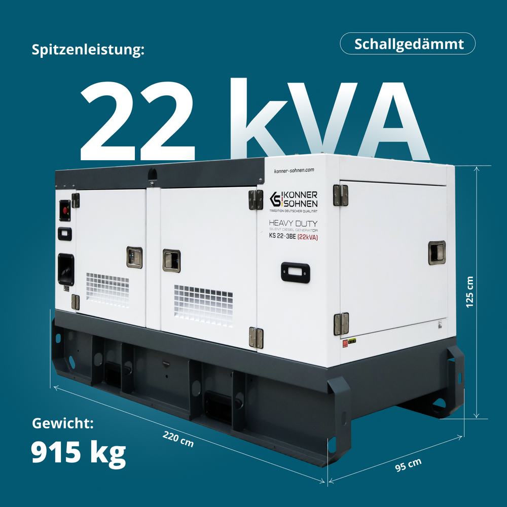 KS 22-3BE Dreiphasiger Diesel-Stromerzeuger