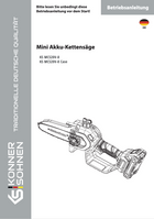 Ασύρματο αλυσοπρίονο KS MCS20V-8, Θήκη KS MCS20V-8