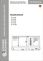 Diesel kraftværk KS 22-3BE, KS 35-3BE, KS 50-3BE, KS 72-3BE, KS 110-3BE