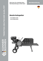 Spaccalegna a Benzina KS 15TKG 52/35, KS 27THG 65/55
