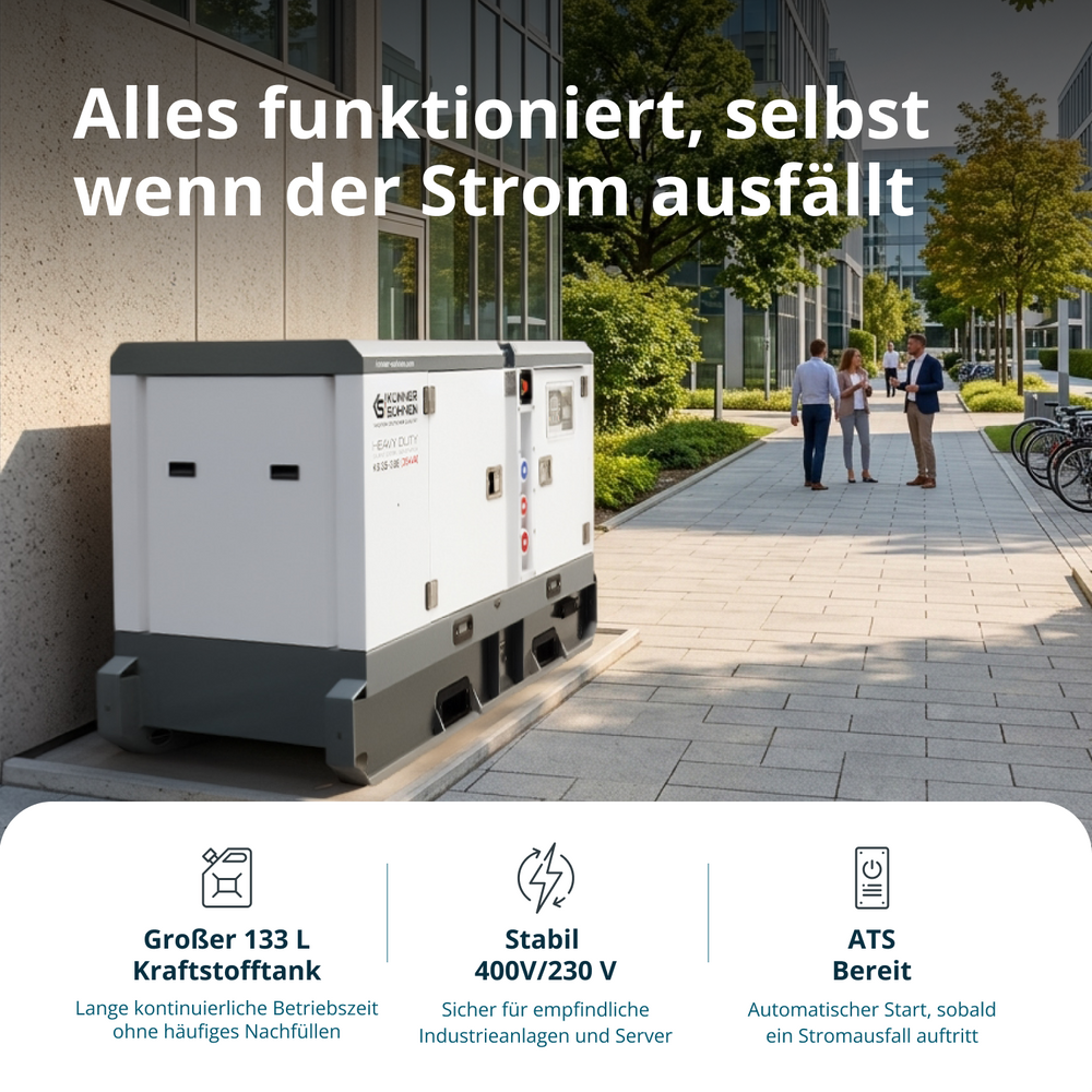 Tre-faset dieselkraftværk KS 35-3BE