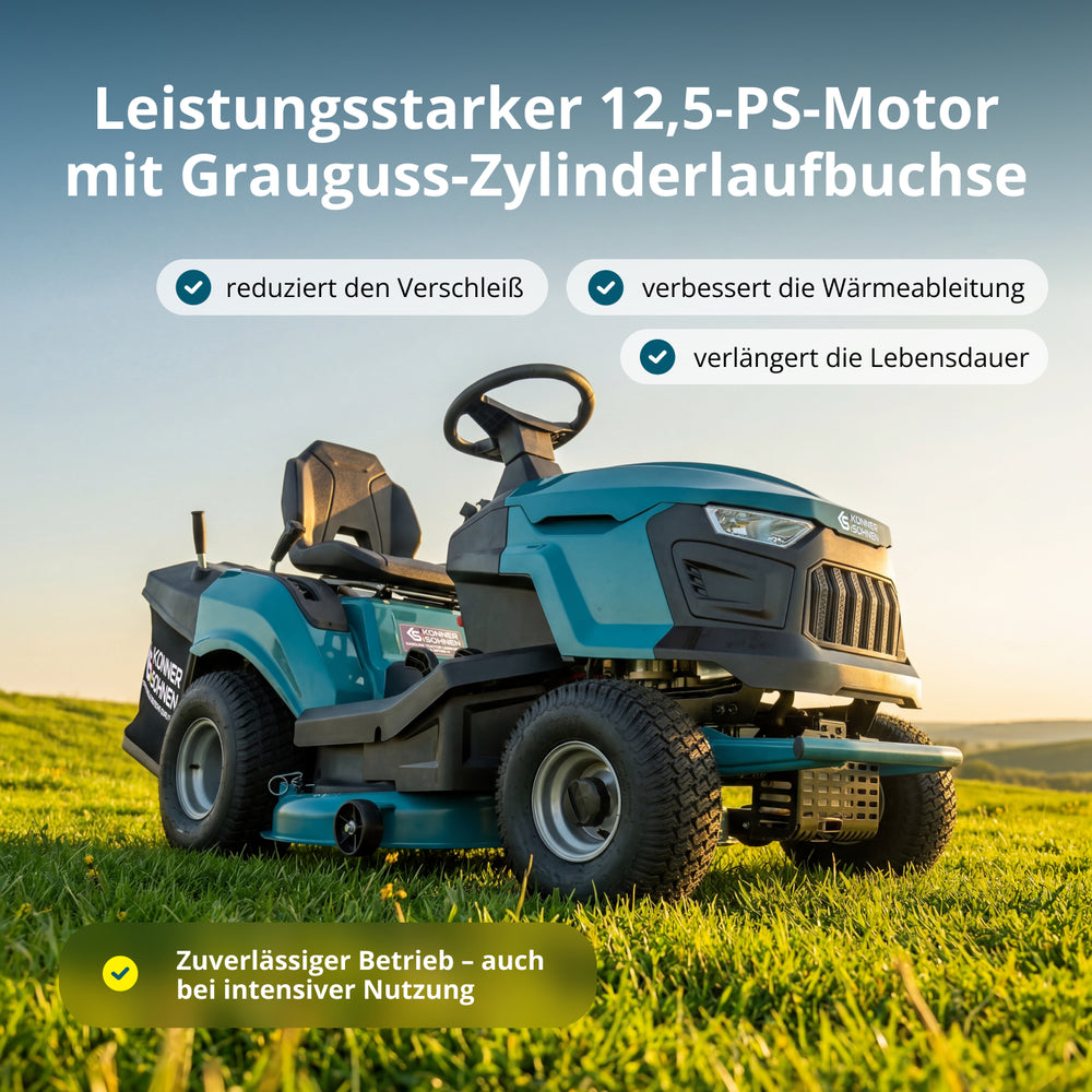 Bensindriven Traktor Gräsklippare KS 98TMG-H