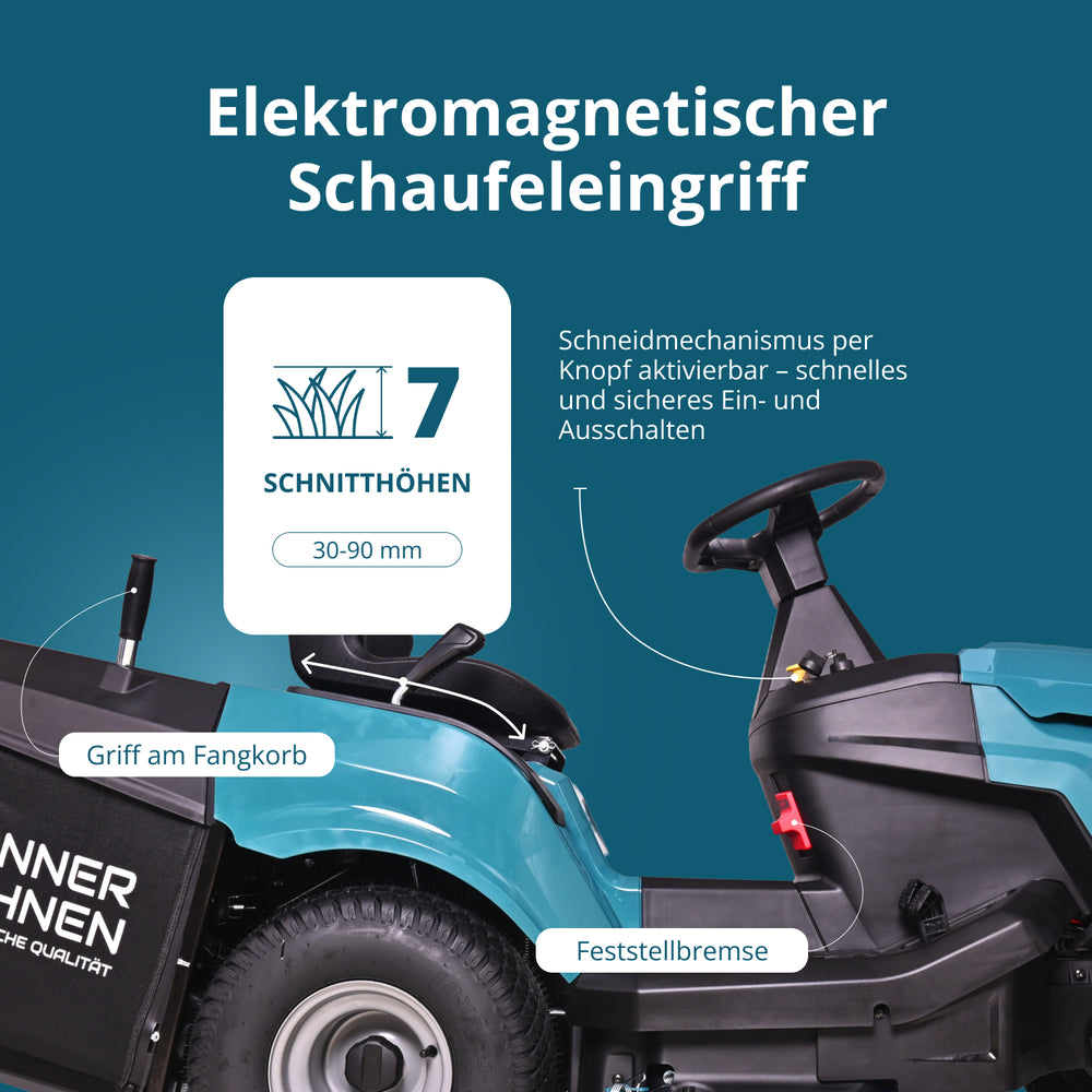 Bensindriven Traktor Gräsklippare KS 98TMG-H